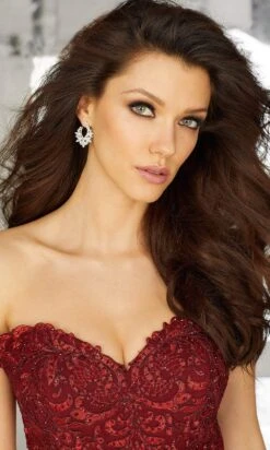 MGNY By Mori Lee - 71616 Embroidered Off-Shoulder Trumpet Dress -Fashion wedding dress mgny by mori lee 71616 embroidered off shoulder trumpet dress evening dresses 28146611650643