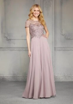 MGNY By Mori Lee - 71824 Embellished Bateau Chiffon A-line Dress 11 MGNY By Mori Lee - 71824 Embellished Bateau Chiffon A-line Dress -Fashion wedding dress mgny by mori lee 71824 embellished bateau chiffon a line dress mother of the bride dresses 30448319234131