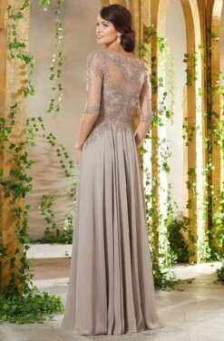 MGNY By Mori Lee - 71908 Bead Embroidered Chiffon A-line Gown 7 MGNY By Mori Lee - 71908 Bead Embroidered Chiffon A-line Gown -Fashion wedding dress mgny by mori lee 71908 bead embroidered chiffon a line gown mother of the bride dresses 28080364683347
