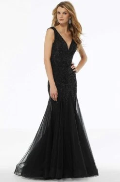 MGNY By Mori Lee - 72103 Beaded Plunging V-Neck Trumpet Dress 8 MGNY By Mori Lee - 72103 Beaded Plunging V-Neck Trumpet Dress -Fashion wedding dress mgny by mori lee 72103 beaded plunging v neck trumpet dress evening dresses 13745144037459