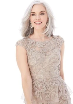 MGNY By Mori Lee - 72230 Lavish 3D Floral Appliques Mermaid Gown -Fashion wedding dress mgny by mori lee 72230 lavish 3d floral appliques mermaid gown evening dresses 28817944772691