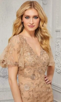 MGNY By Mori Lee - 72413 V-Neck Embroidered Evening Dress 7 MGNY By Mori Lee - 72413 V-Neck Embroidered Evening Dress -Fashion wedding dress mgny by mori lee 72413 v neck embroidered evening dress evening dresses 28415285035091