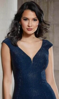 MGNY By Mori Lee 72610 - Beaded V-Neck Jersey Evening Gown -Fashion wedding dress mgny by mori lee 72610 beaded v neck jersey evening gown evening dresses 30788560388179