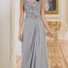 MGNY By Mori Lee 72704 - Chiffon Beaded Formal Dress
