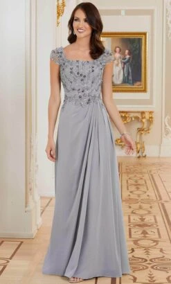 MGNY By Mori Lee 72704 - Chiffon Beaded Formal Dress