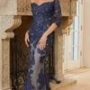 MGNY By Mori Lee 72726 - Off Shoulder Embroidered Evening Gown