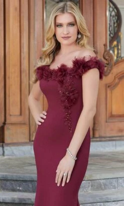 MGNY By Mori Lee 72732 - Crepe Trumpet Off Shoulder Dress -Fashion wedding dress mgny by mori lee 72732 crepe trumpet off shoulder dress prom dresses 32021679734867