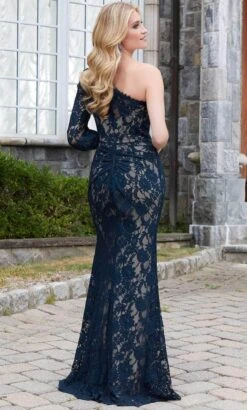 MGNY By Mori Lee 72738 - One-Shoulder Laced Prom Dress -Fashion wedding dress mgny by mori lee 72738 one shoulder laced prom dress evening dresses 32020836188243