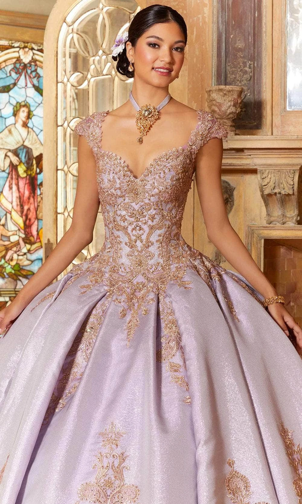 Mori Lee 34062 - Sweetheart Bodice Quinceanera Ballgown 2 Mori Lee 34062 - Sweetheart Bodice Quinceanera Ballgown - Image 2