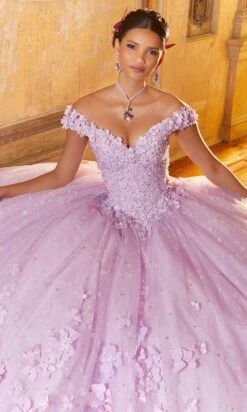 Mori Lee 34063 - 3D Florals Quinceanera Ballgown -Fashion wedding dress mori lee 34063 3d florals quinceanera ballgown quinceanera dresses 31384044765267