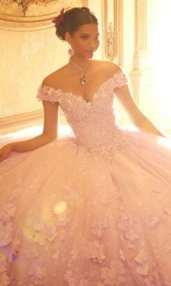 Mori Lee 34063 - 3D Florals Quinceanera Ballgown -Fashion wedding dress mori lee 34063 3d florals quinceanera ballgown quinceanera dresses 31384045027411