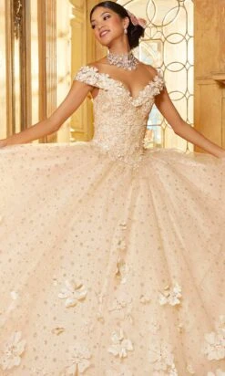 Mori Lee 34063 - 3D Florals Quinceanera Ballgown -Fashion wedding dress mori lee 34063 3d florals quinceanera ballgown quinceanera dresses 31384045125715