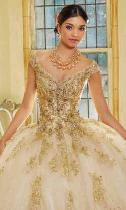 Mori Lee 34064 - Off Shoulder Neck Quinceanera Ballgown -Fashion wedding dress mori lee 34064 off shoulder neck quinceanera ballgown quinceanera dresses 31384131666003