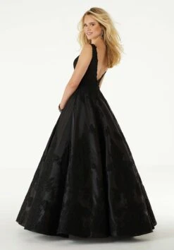 Mori Lee - 43089 Sleeveless V Neck Beaded Lace Appliques Satin Gown -Fashion wedding dress mori lee 43089 sleeveless v neck beaded lace appliques satin gown prom dresses 13270619684947