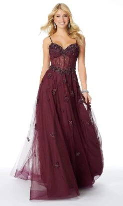 Mori Lee - 46006 Embroidered Lace Sweetheart A-line Gown -Fashion wedding dress mori lee 46006 embroidered lace sweetheart a line gown prom dresses 15599111209043