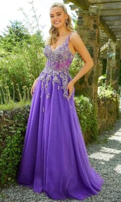 Mori Lee 47019 - Embellished Sleeveless Prom Dress 9 Mori Lee 47019 - Embellished Sleeveless Prom Dress -Fashion wedding dress mori lee 47019 embellished sleeveless prom dress prom dresses 00 purple 31377848860755