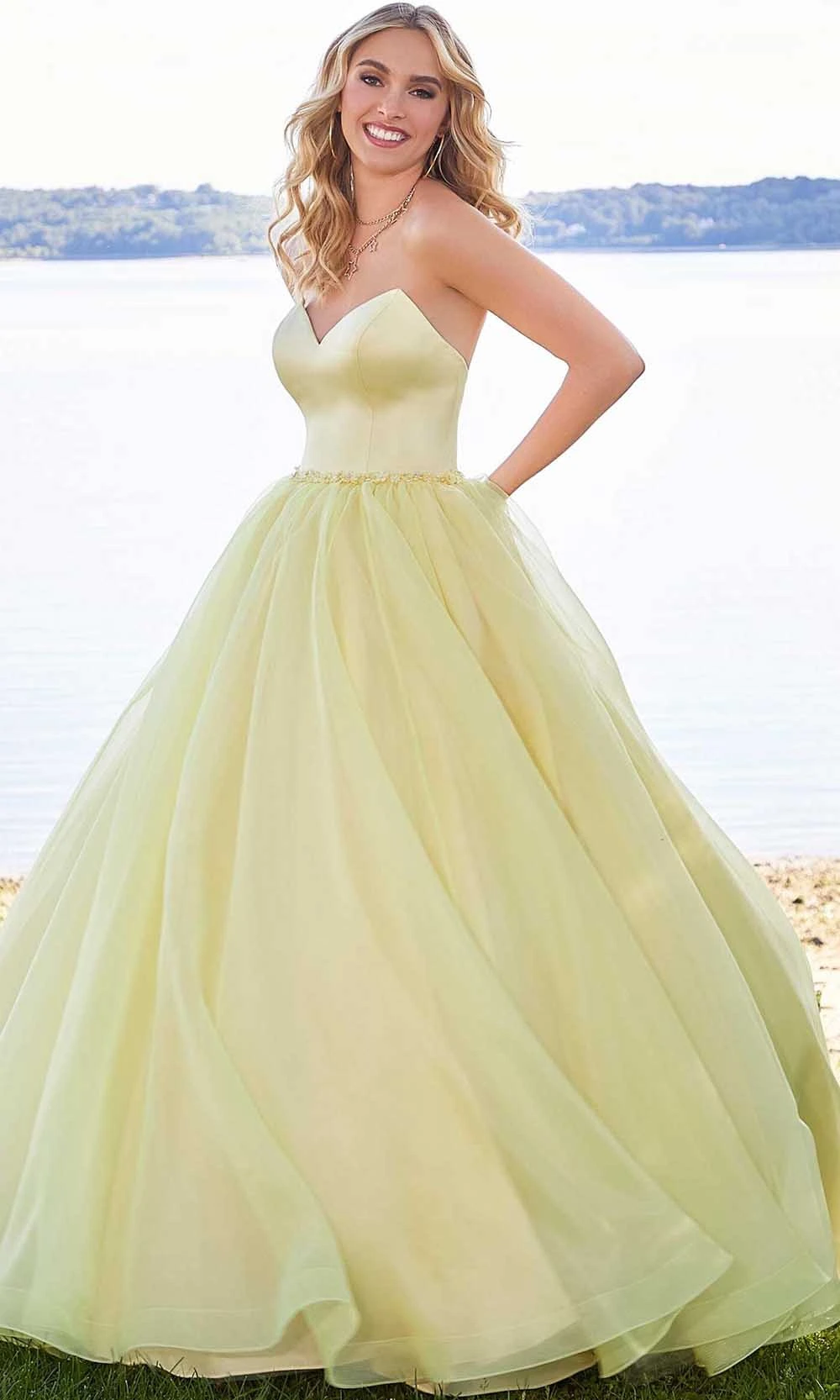 Mori Lee 47040 - Strapless Sweetheart Neckline Ball Gown 1 Mori Lee 47040 - Strapless Sweetheart Neckline Ball Gown
