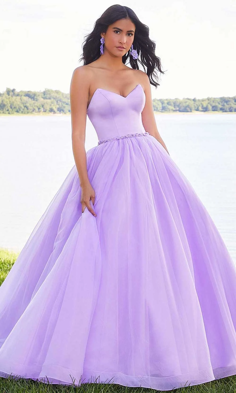 Mori Lee 47040 - Strapless Sweetheart Neckline Ball Gown 3 Mori Lee 47040 - Strapless Sweetheart Neckline Ball Gown - Image 3