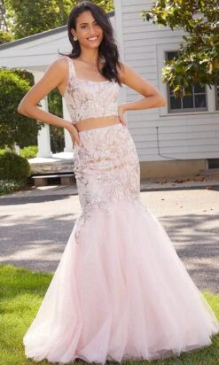 Mori Lee 47043 - Two-piece Sleeveless Square Neck Long Gown -Fashion wedding dress mori lee 47043 two piece sleeveless square neck long gown special occasion dress 00 blush 29853665787987