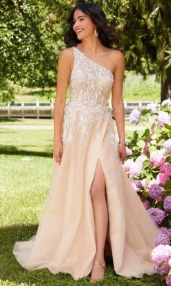 Mori Lee 47063 - Asymmetric Neckline Formal Gown -Fashion wedding dress mori lee 47063 asymmetric neckline formal gown prom dresses 29865051390035
