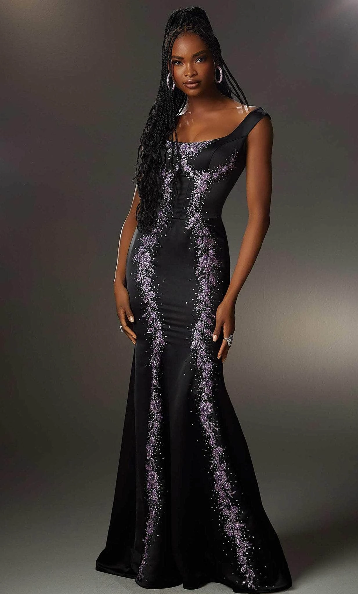 Mori Lee 48003 - Sleeveless Square Neck Evening Gown 1 Mori Lee 48003 - Sleeveless Square Neck Evening Gown