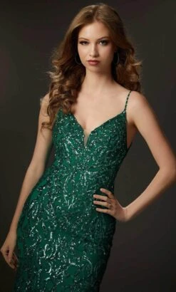 Mori Lee 48008 - Sequined Backless Prom Gown -Fashion wedding dress mori lee 48008 sequined backless prom gown special occasion dress 31971412246611