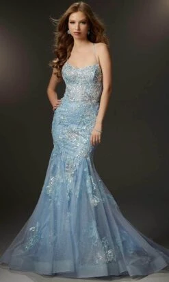 Mori Lee 48029 - Sleeveless Embroidered Prom Gown -Fashion wedding dress mori lee 48029 sleeveless embroidered prom gown special occasion dress 32001996193875