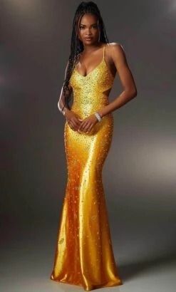 Mori Lee 48038 - V-Neck Sleeveless Prom Dress -Fashion wedding dress mori lee 48038 v neck sleeveless prom dress evening dresses 00 sunflower 32004128800851