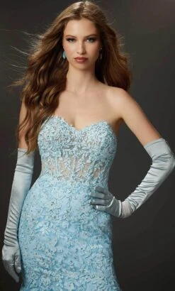 Mori Lee 48052 - Embroidered Strapless Prom Dress -Fashion wedding dress mori lee 48052 embroidered strapless prom dress prom dresses 32017404854355