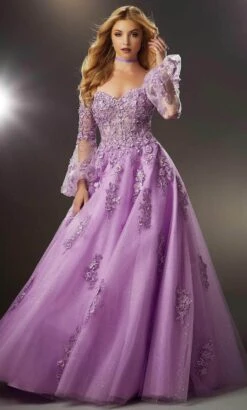 Mori Lee 48053 - Sweetheart Embroidered Ballgown -Fashion wedding dress mori lee 48053 sweetheart embroidered ballgown ball gowns 00 orchid 31994142785619