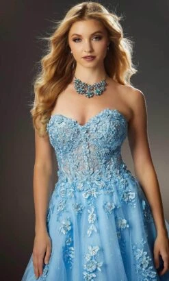 Mori Lee 48053 - Sweetheart Embroidered Ballgown -Fashion wedding dress mori lee 48053 sweetheart embroidered ballgown ball gowns 31994142752851