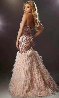 Mori Lee 48059 - Strapless Feathered Mermaid Prom Gown -Fashion wedding dress mori lee 48059 strapless feathered mermaid prom gown prom dresses 31995654504531
