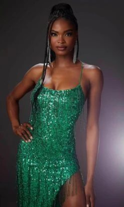 Mori Lee 48077 - Sequined Sleeveless Prom Dress 6 Mori Lee 48077 - Sequined Sleeveless Prom Dress -Fashion wedding dress mori lee 48077 sequined sleeveless prom dress evening dresses 32017685971027