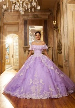 Mori Lee 60151 - Ruffle Tulle Sleeves Quinceanera Ballgown -Fashion wedding dress mori lee 60151 ruffle tulle sleeves quinceanera ballgown special occasion dress 31366107922515