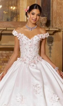 Mori Lee 60153 - Appliqued Satin Quinceanera Ballgown 10 Mori Lee 60153 - Appliqued Satin Quinceanera Ballgown -Fashion wedding dress mori lee 60153 appliqued satin quinceanera ballgown ball gowns 31384201232467