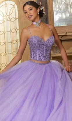 Mori Lee 60154 - Two Piece Embellished Ballgown -Fashion wedding dress mori lee 60154 two piece embellished ballgown ball gowns 31377890541651