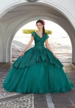 Mori Lee 60162 - V Neck Embellished Quinceanera Gown -Fashion wedding dress mori lee 60162 v neck embellished quinceanera gown special occasion dress 31366134628435
