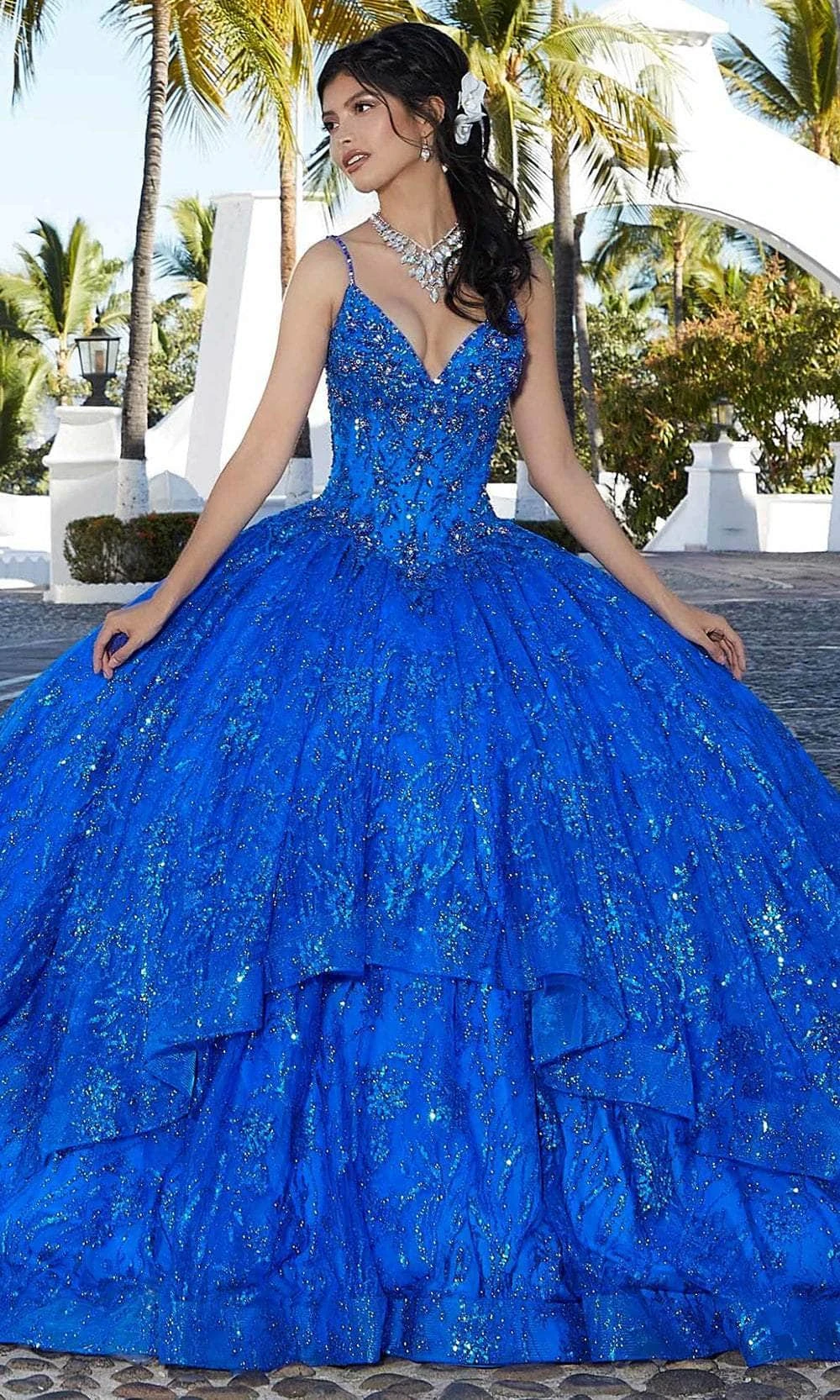 Mori Lee 60163 - Crystal Beaded Quinceanera Ballgown 1 Mori Lee 60163 - Crystal Beaded Quinceanera Ballgown