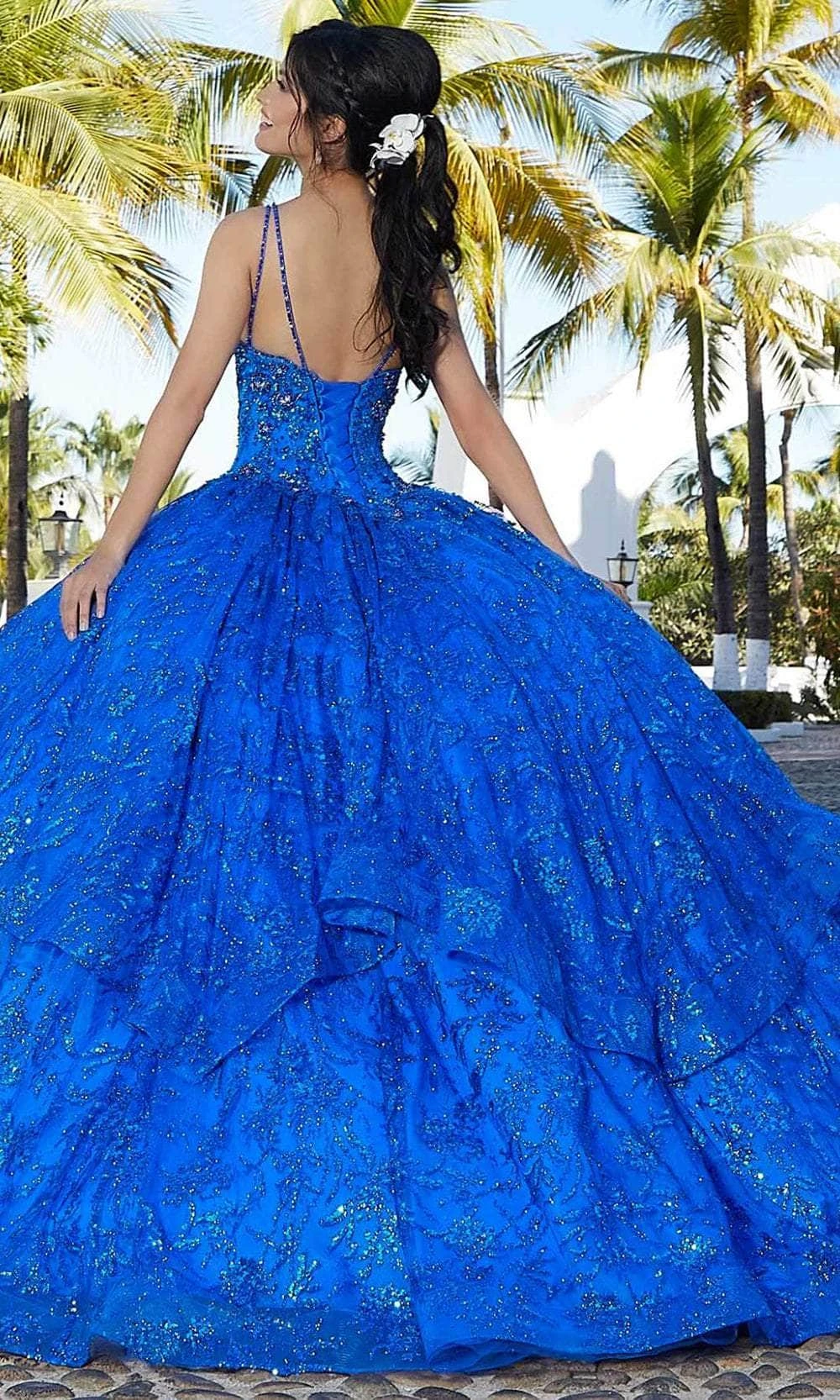 Mori Lee 60163 - Crystal Beaded Quinceanera Ballgown 2 Mori Lee 60163 - Crystal Beaded Quinceanera Ballgown - Image 2