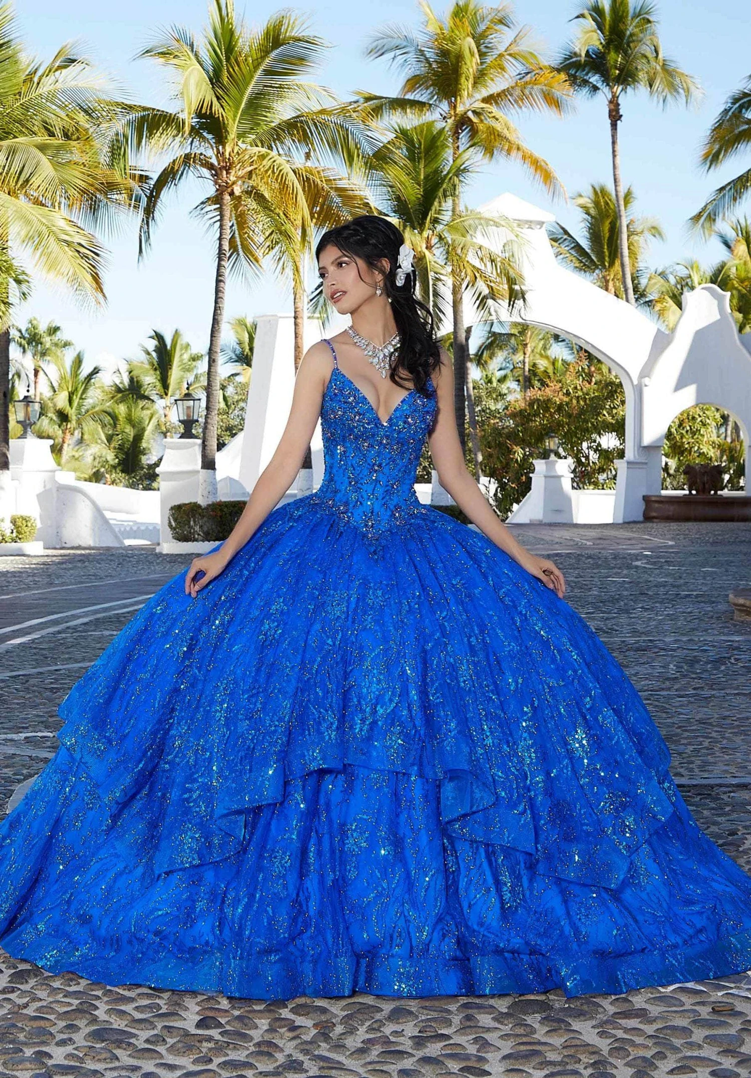 Mori Lee 60163 - Crystal Beaded Quinceanera Ballgown 11 Mori Lee 60163 - Crystal Beaded Quinceanera Ballgown - Image 11
