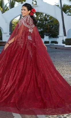 Mori Lee 60166 - Glittered Tulle Quinceanera Ballgown -Fashion wedding dress mori lee 60166 glittered tulle quinceanera ballgown ball gowns 31384293081171