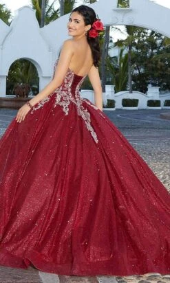 Mori Lee 60166 - Glittered Tulle Quinceanera Ballgown -Fashion wedding dress mori lee 60166 glittered tulle quinceanera ballgown ball gowns 31384293113939