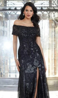 Mori Lee 72606 - Beaded Off-Shoulder Evening Gown 7 Mori Lee 72606 - Beaded Off-Shoulder Evening Gown -Fashion wedding dress mori lee 72606 beaded off shoulder evening gown prom dresses 31386546012243