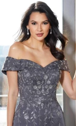 Mori Lee 72615 - Embroidered Sheath Evening Gown -Fashion wedding dress mori lee 72615 embroidered sheath evening gown evening dresses 31386582614099