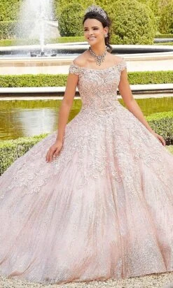 Mori Lee - 89302 Off Shoulder Rhinestone Beaded Glitter Net Ballgown 10 Mori Lee - 89302 Off Shoulder Rhinestone Beaded Glitter Net Ballgown -Fashion wedding dress mori lee 89302 off shoulder rhinestone beaded glitter net ballgown quinceanera dresses 00 blush rose gold 15679948423251