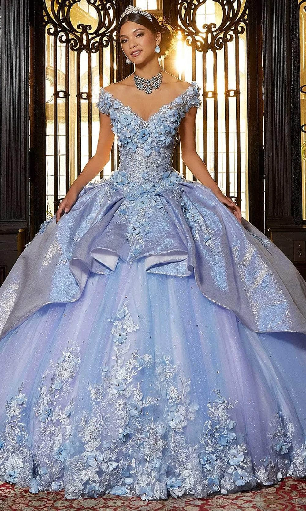 Mori Lee 89331 - Embellished Tulle Quinceañera Dress 5 Mori Lee 89331 - Embellished Tulle Quinceañera Dress - Image 5