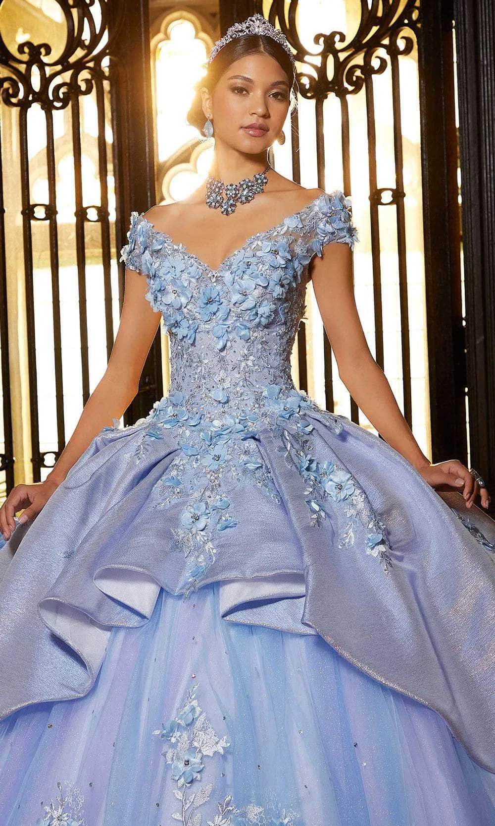 Mori Lee 89331 - Embellished Tulle Quinceañera Dress 6 Mori Lee 89331 - Embellished Tulle Quinceañera Dress - Image 6