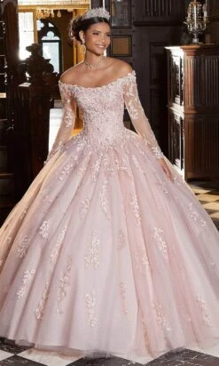 Mori Lee 89339 - Embroidered Tulle Quinceanera Ballgown 9 Mori Lee 89339 - Embroidered Tulle Quinceanera Ballgown -Fashion wedding dress mori lee 89339 embroidered tulle quinceanera ballgown quinceanera dresses 00 blush 31383588700243