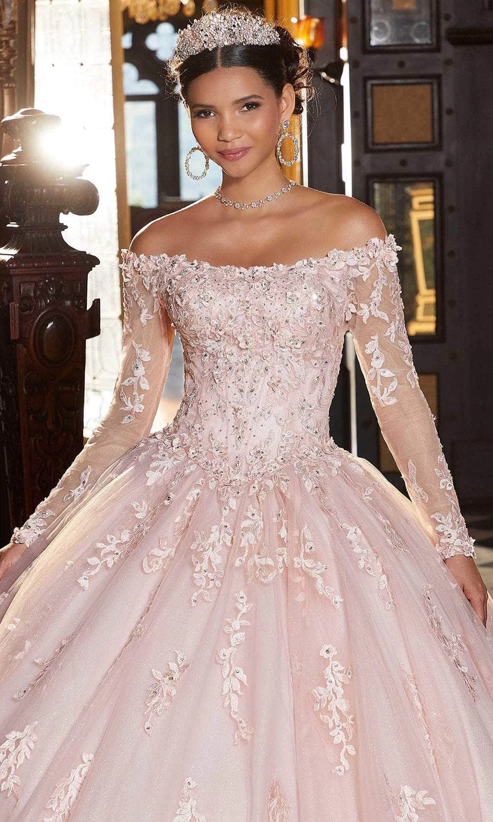 Mori Lee 89339 - Embroidered Tulle Quinceanera Ballgown 6 Mori Lee 89339 - Embroidered Tulle Quinceanera Ballgown - Image 6