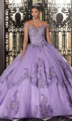 Mori Lee 89340 - Basque Waist Quinceanera Ballgown -Fashion wedding dress mori lee 89340 basque waist quinceanera ballgown quinceanera dresses 00 orchid 31383639162963